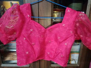 Customised Blouse With Dupatta