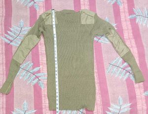 Vintage Military Style Sweater
