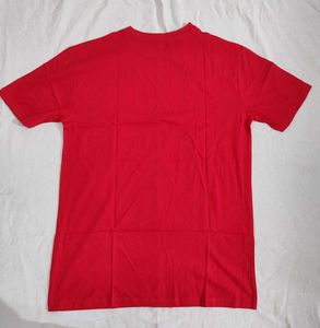 Red Round Neck T-Shirt (New - Unused)
