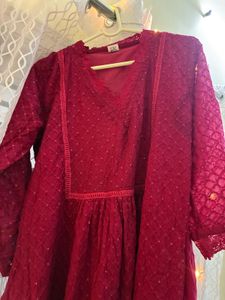 Lace kurta set