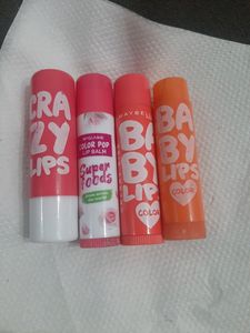 Set Of 4 Lip Balms