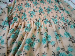 Floral Smocked Blouse