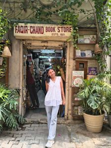 a white net alia cut design kurti