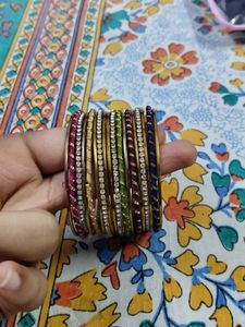 2 Colorful Bangle Set