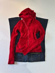 Chinese Velour Fitted Jacket🪭