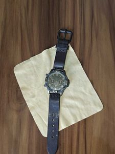 Leather Band Watch WithOut Cell.