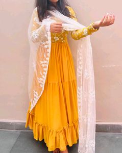 YELLOW ANARKALI🌻