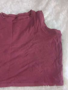 Mauve Cropped Tank