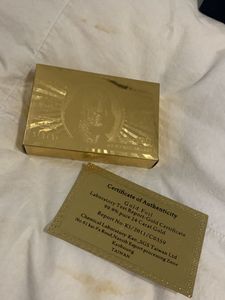 Fixed Price  Playing Cards 999.9 Gold Foil