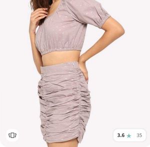 Co_ Ord With Skirt...... Send Offers