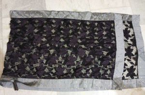 Floral Gown With Net Dupatta