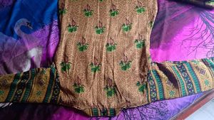 Winter Full Kurta Set With Heavy Stall.