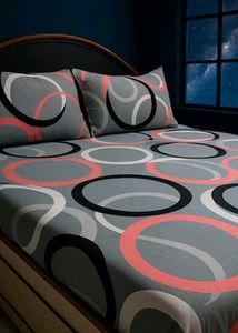New Beautiful Printed Bedsheet With 2 Pillow Cover