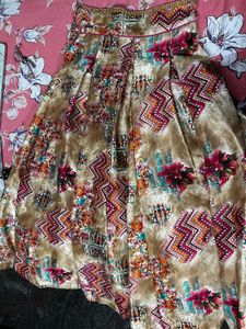 Pink topped indo western styled lenhenga