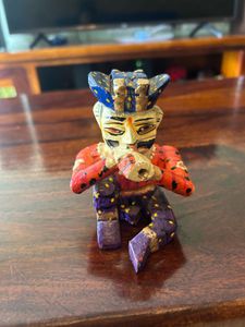 Wooden Rajasthani Musician Doll