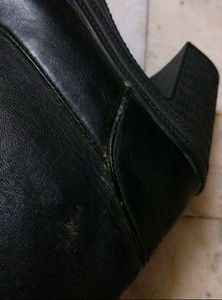 Black Leather Boots (Women&#39;s)