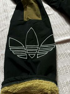 Sherpa Fur Men&#39;s Tracksuit Adidas Logo Embroidery