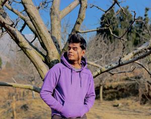 Patterned Button-Down Shirt