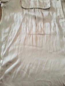 ✨Silver Satin Shirt✨