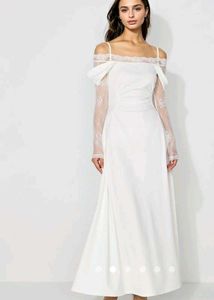 Savana White Princess Dress