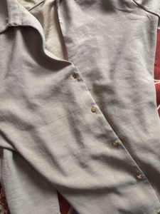 ✨ Cream Satin Elegance – The Shirt💕