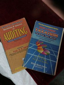 Set Of B.Com Books For Auditing And Taxation