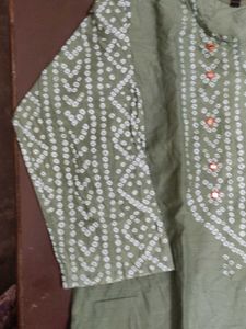 Olive Green Kurta