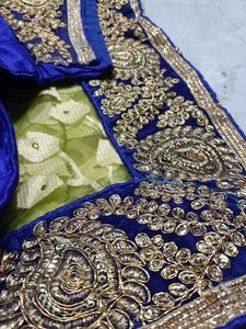 Elegant Embroidered Saree