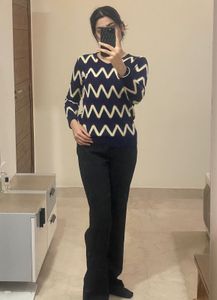 Crazy Print Sweater