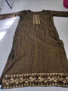 Stunning Golden Brown Kurta!
