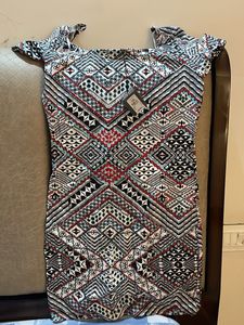 Patterned Bodycon Dress