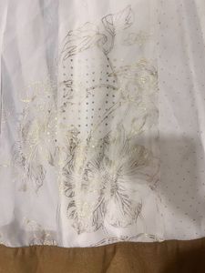 Wishful Anarkali White