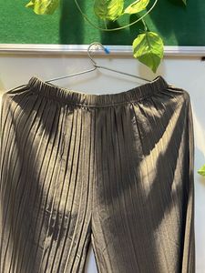 Pleated Wide Leg Loungewear Pants