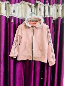 Pink Fuzzy Hoodie