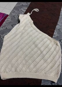 One Shoulder Knit Top