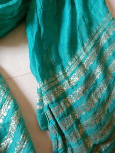 Mint+white Dupattas