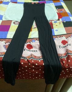 Full Length High Waist Black Thick Stockings - Dow