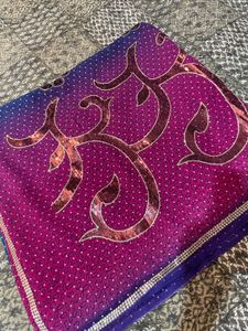 Purple &amp; Blue Saree