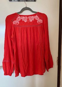Cute Rust Colour Tunic From Marks And Spencer