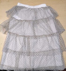 Tiered Polka Dot Skirt