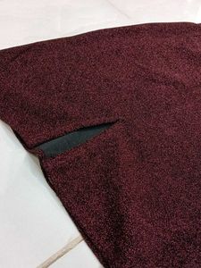 Burgundy Bodycon Dress