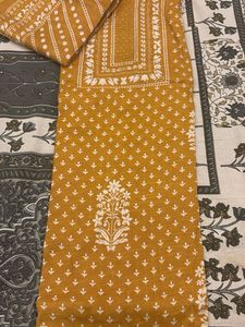 Mustard Dress Material
