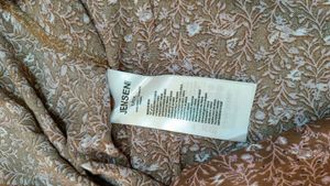 Brown Floral Print Shirt