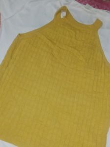 Mustard Yellow Tank Top.medium Size