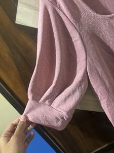 Shiny Pink Top