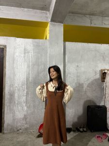Brown Bow Sweater