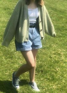 American eagle 🦅 Oversized Green Knit Cardigan