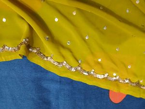 Mehendi Party wear Saree for woman