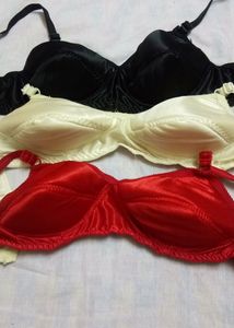 Combo of 3 women&#39;s brazier / bra soft padded cup