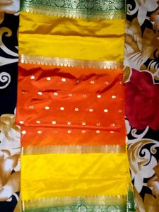 Festive Multicolor Saree